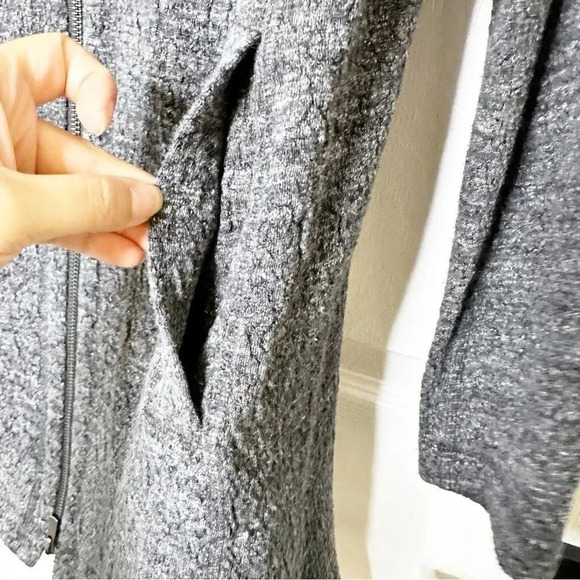 EILEEN FISHER Terrazzo Stretch Ripple Tunic Length Full Zip Jacket Size‎ XS - Picture 6 of 7